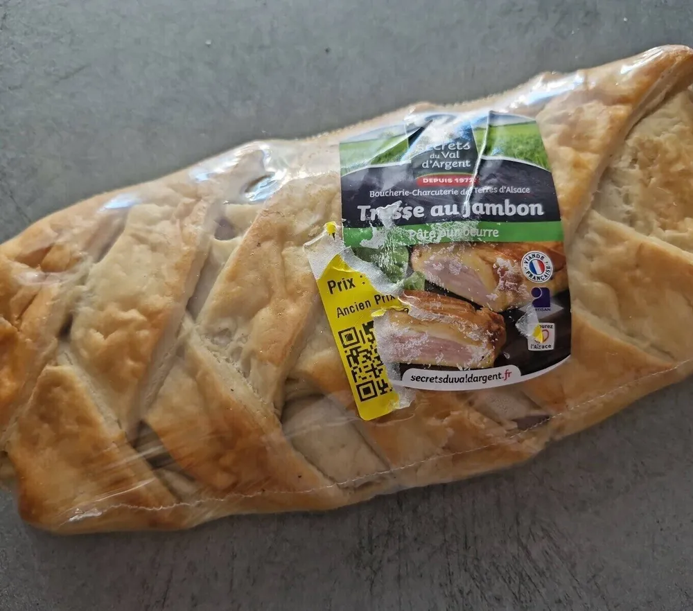 Tresse au Jambon pur beurre viande origine france