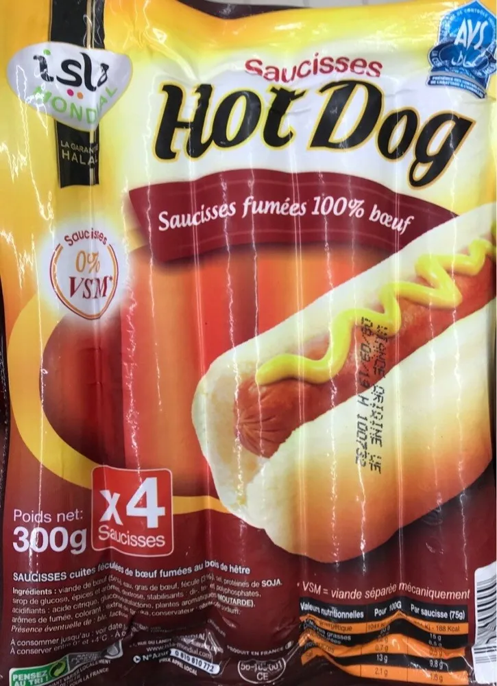 Saucisse Hot Dog