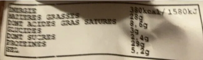 Saucisse sèche de canard plis