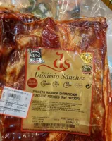 Panceta adobada chamuscada