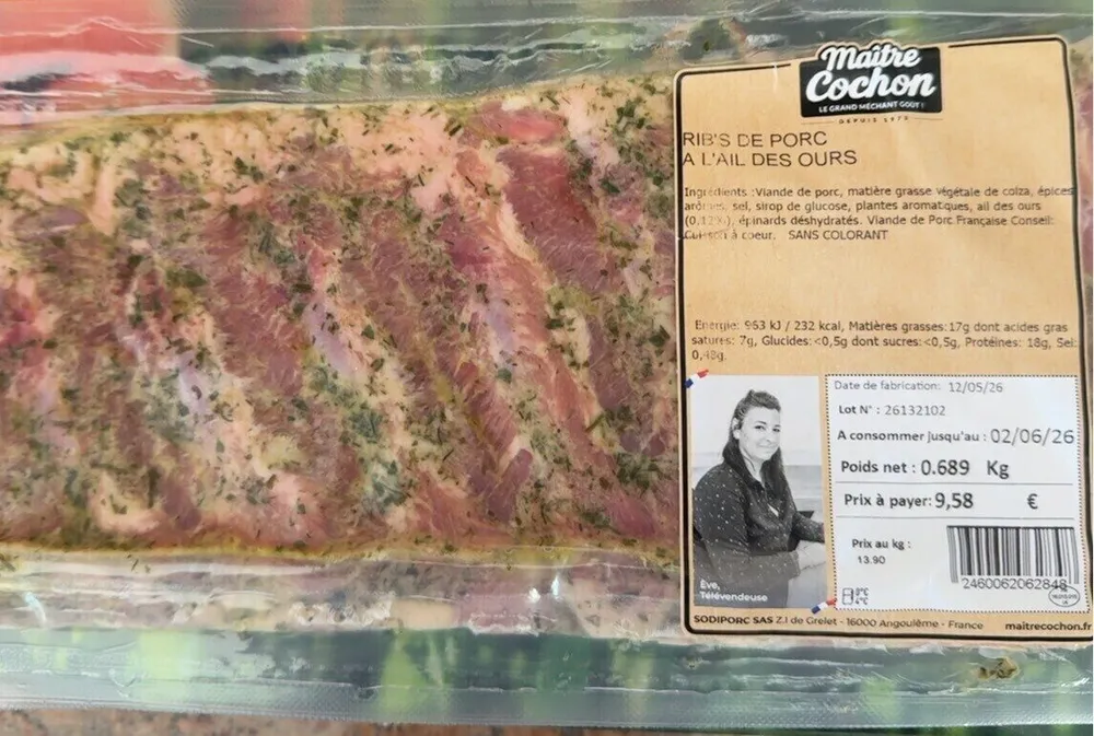 R’IBS DE PORC A L’AIL DES OURS