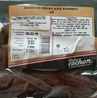 Boudin noir pommes x3