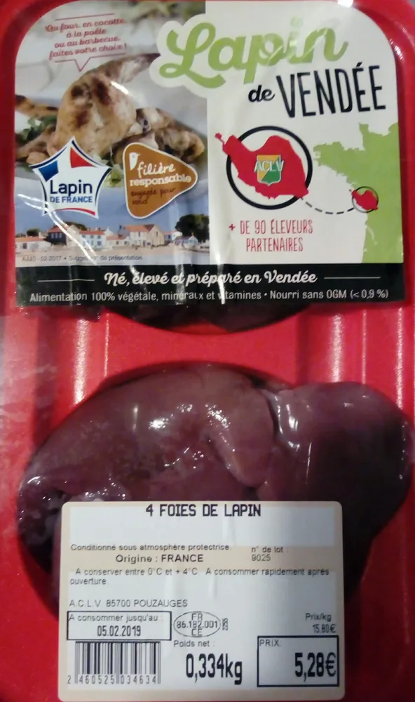 foie de lapin