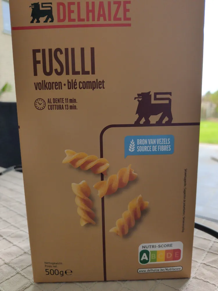 Fusilli blé complet