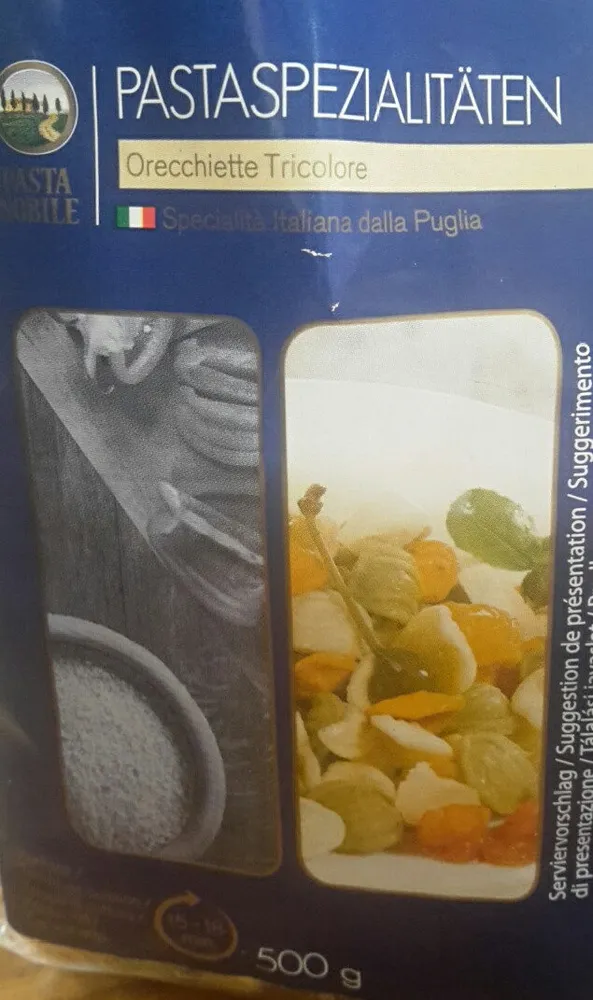 orecchiette tricolore