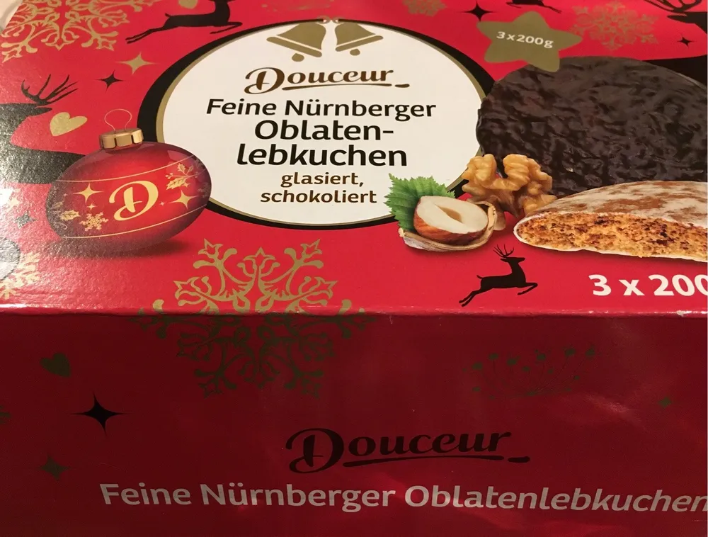 Douceur Feine Nürnberger Oblaten lebkuchen