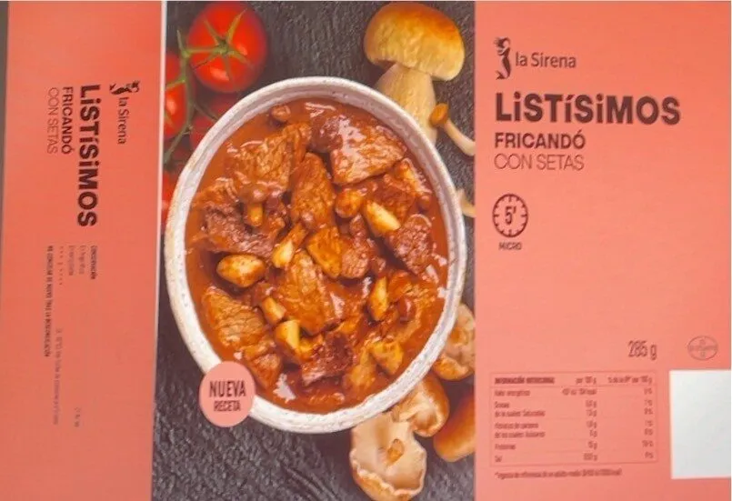 Fricandó con Setas