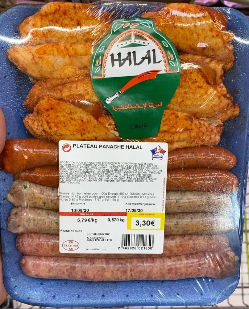 Plateau panache Halal
