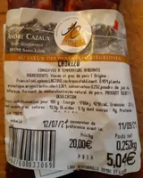 Saucisse chorizo