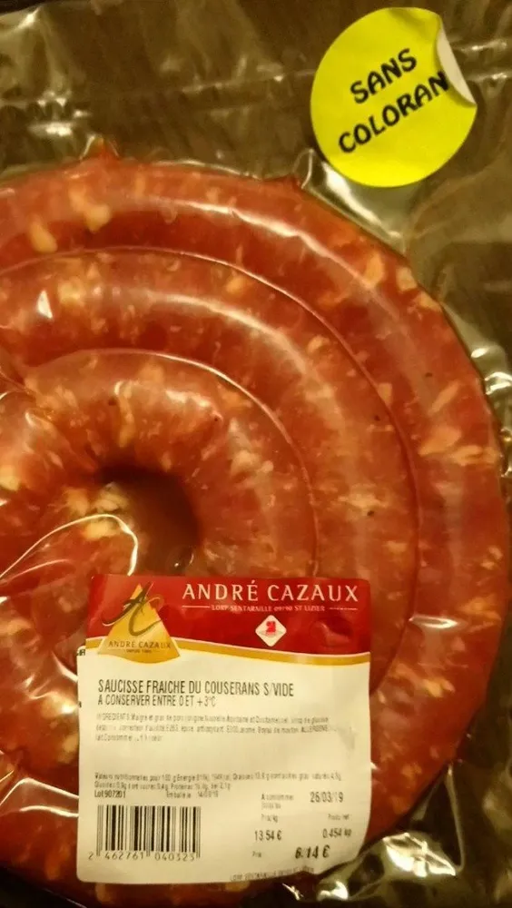 Saucisse fraîche du couserans