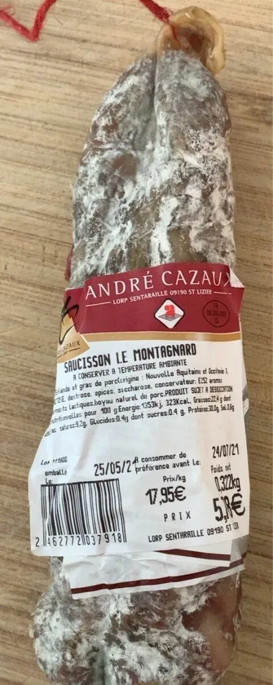 Saucisson le montagnard