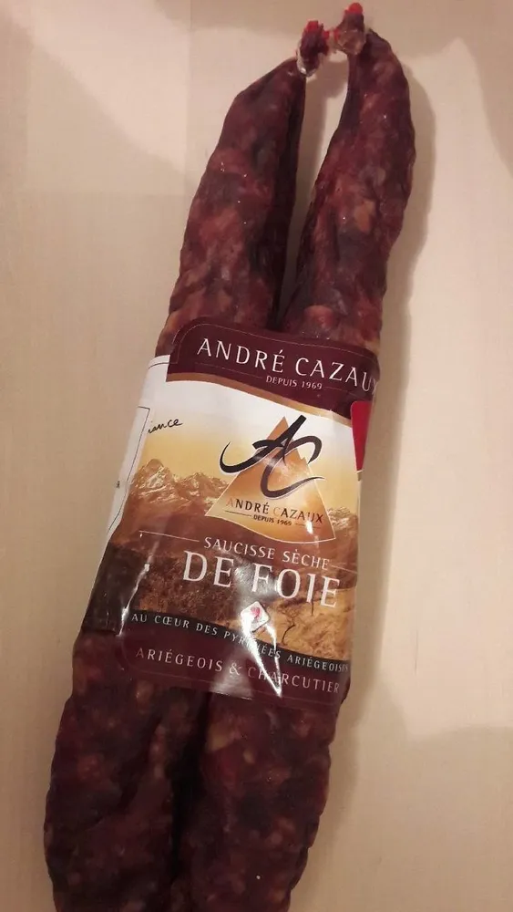 Saucisse séche de Foie