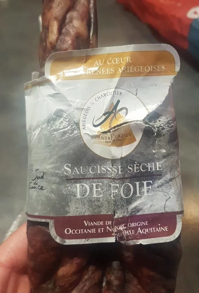 Saucisse sèche de foie