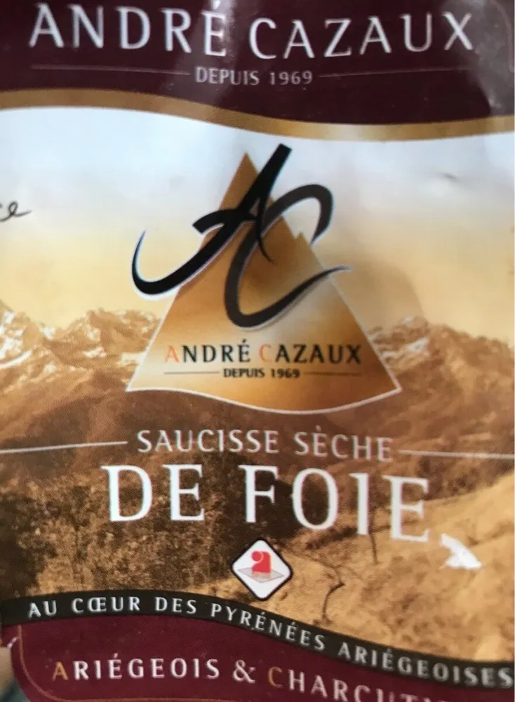Saucisse sèche de foie