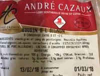 Boudin a l’oignon