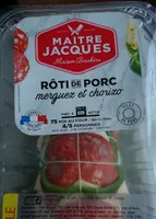 Rôti de porc merguez et chorizo