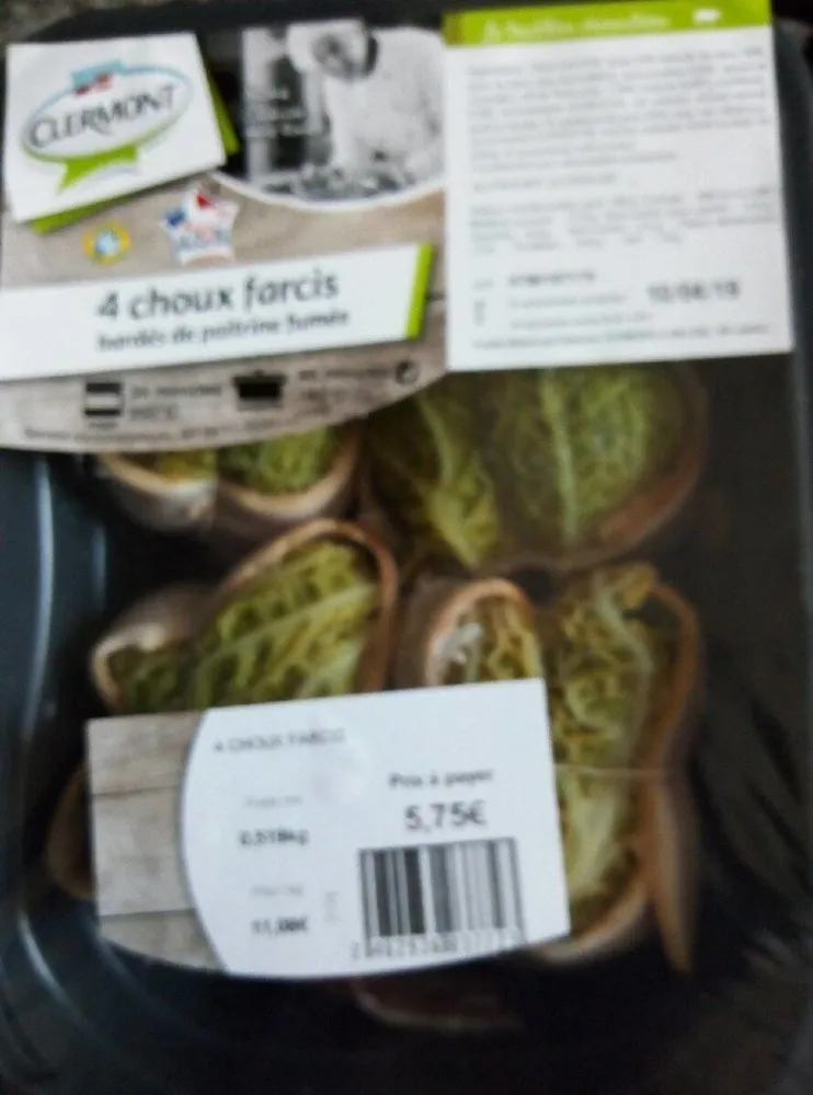 4 Choux farcis