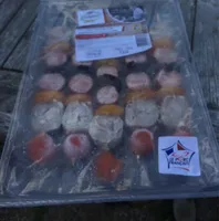 Brochettes andouilles et saucisses