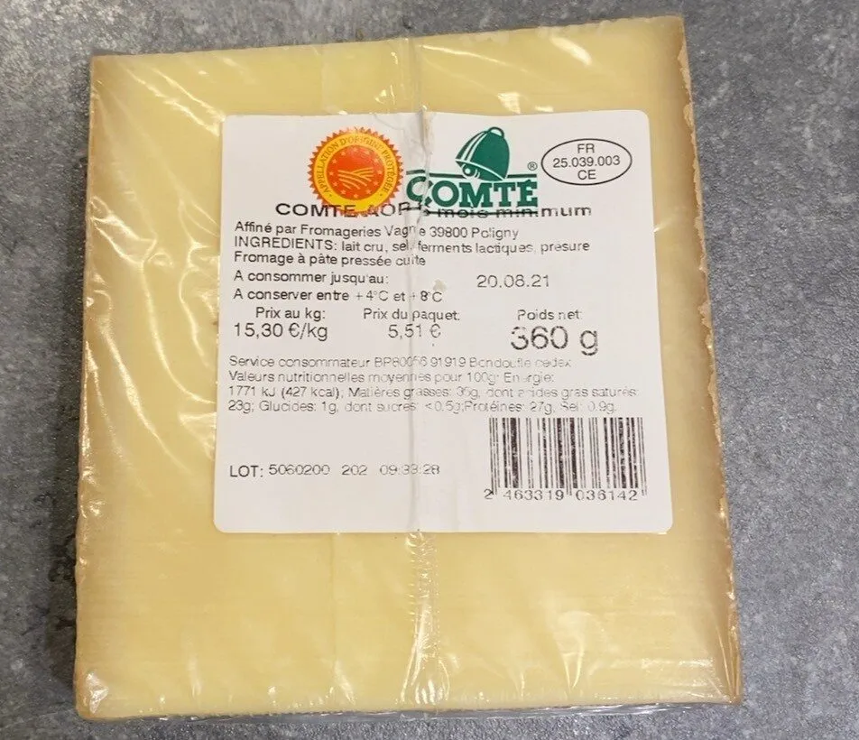 Comté AOP 6mois minimum