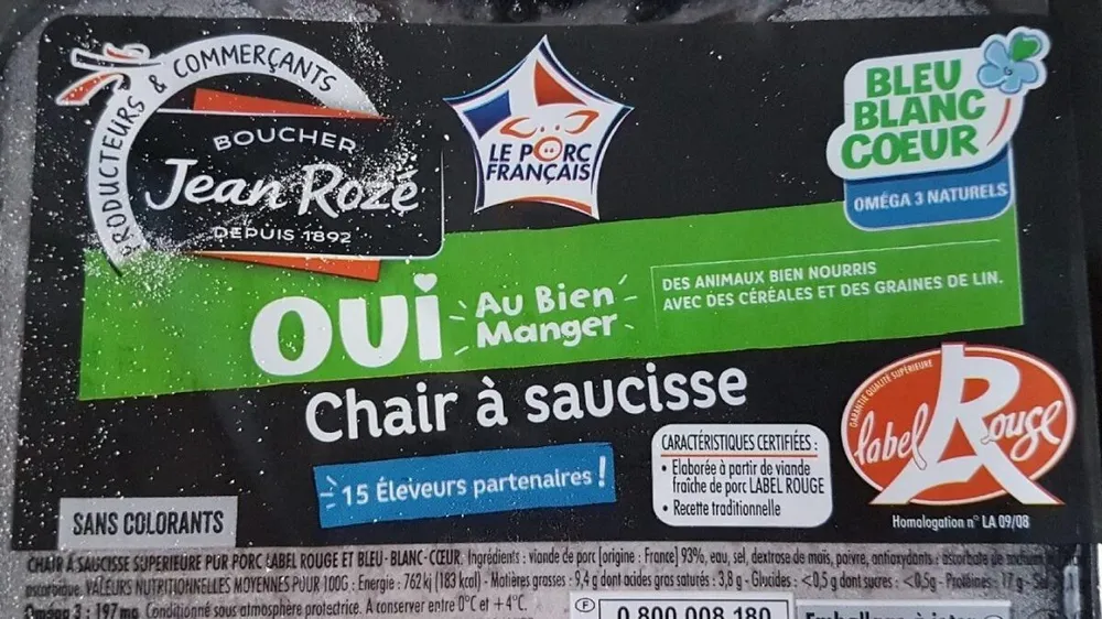 chair à saucisse supérieure
