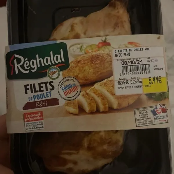 Filets de poulet Rôti