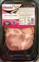 Carré de porc cuit saumure au lait 155gr