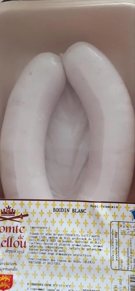 Boudin  blanc comte de bellou