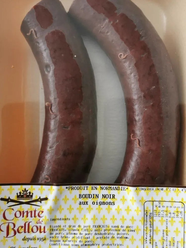Boudin noir aux oignons