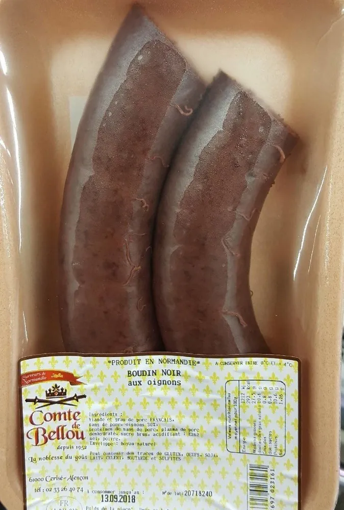 Boudin noir aux Oignons