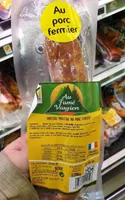 Saucisse prestige au porc fermier