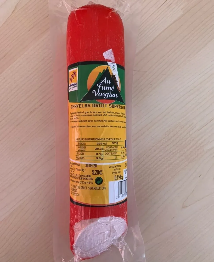 CERVELAS DROIT SUPERIEUR
