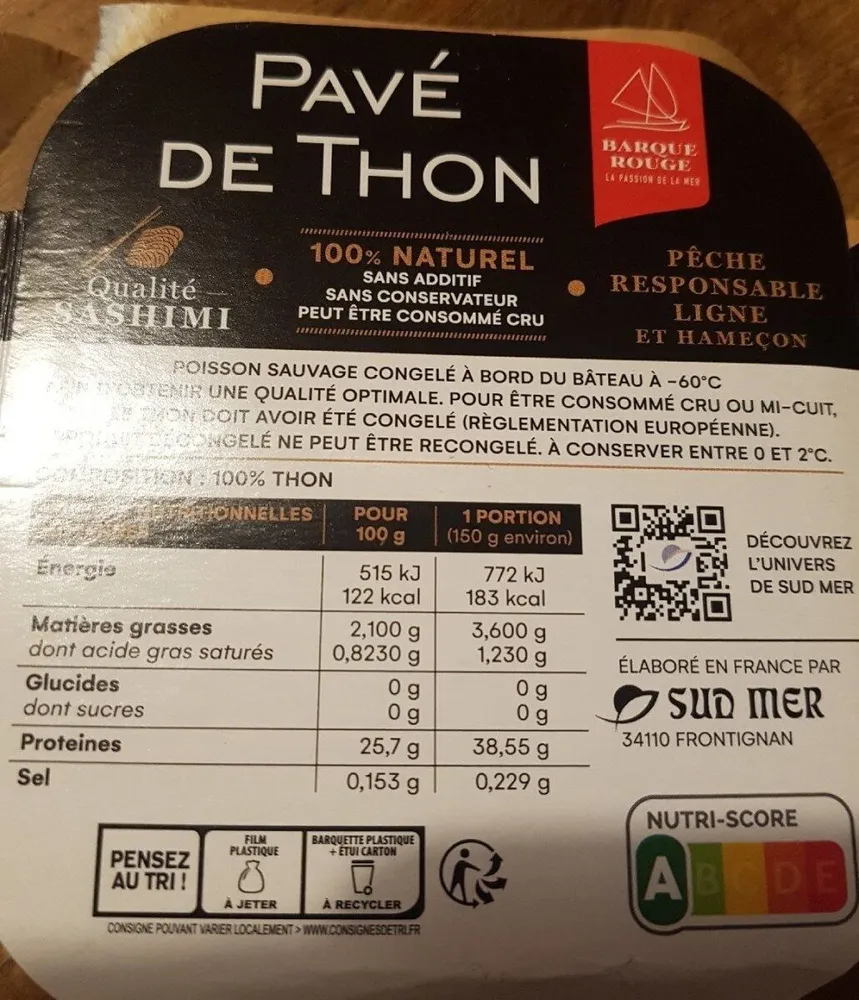 Pave de thon