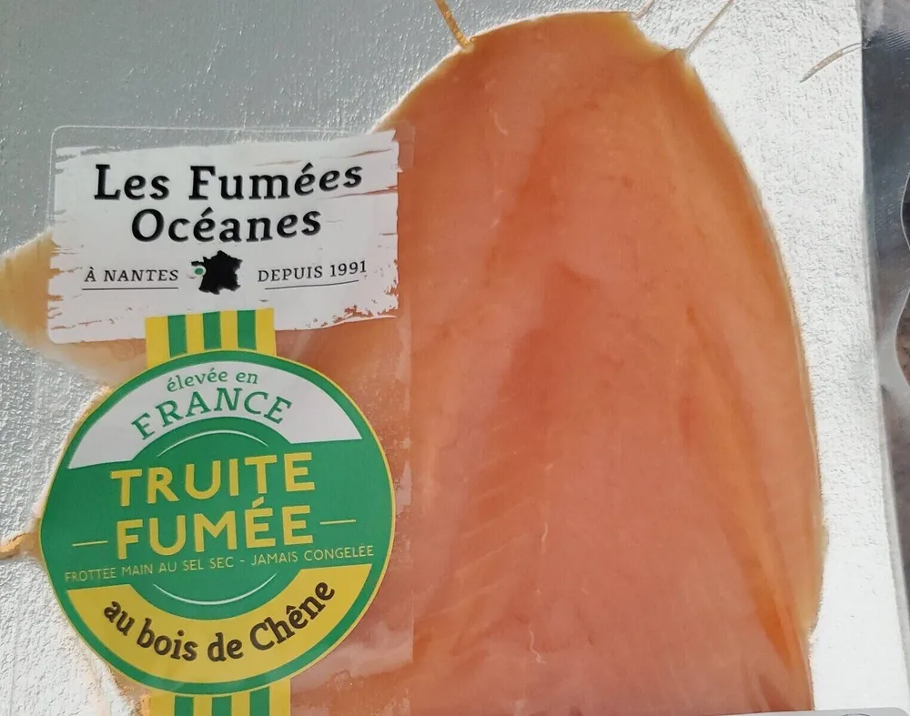 Truite arc en ciel bio Bretagne 4 tr Fumée Chêne
