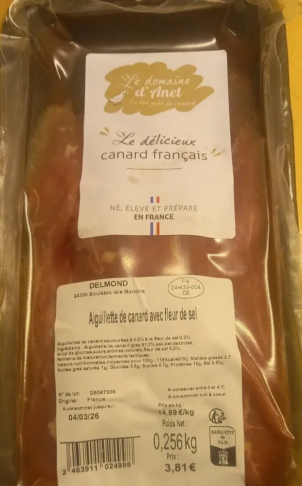 Aiguillettes de canard avec fleur de sel