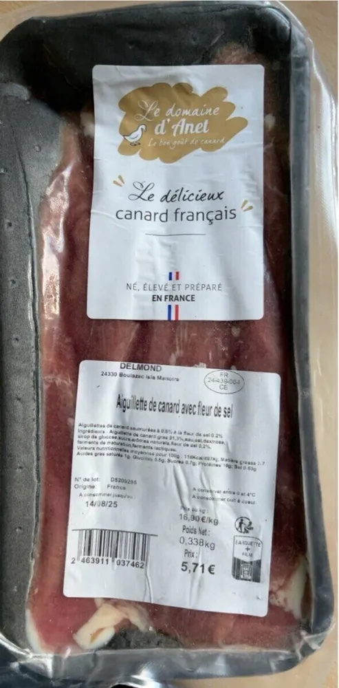 aiguillettes de canard avec fleur de sel