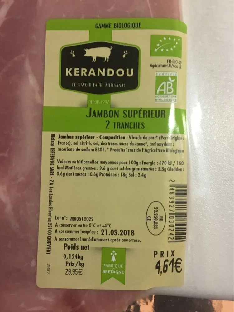 Jambon superieur