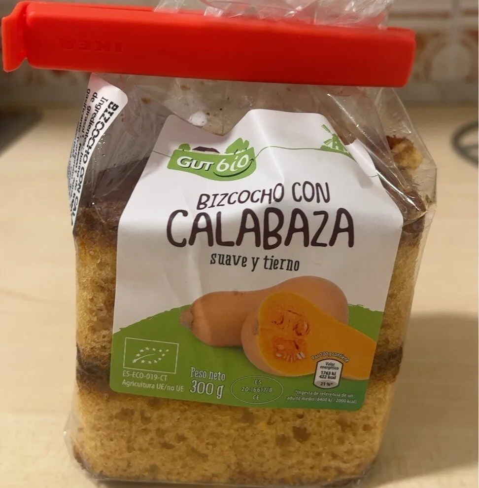 Bizcocho con calabaza