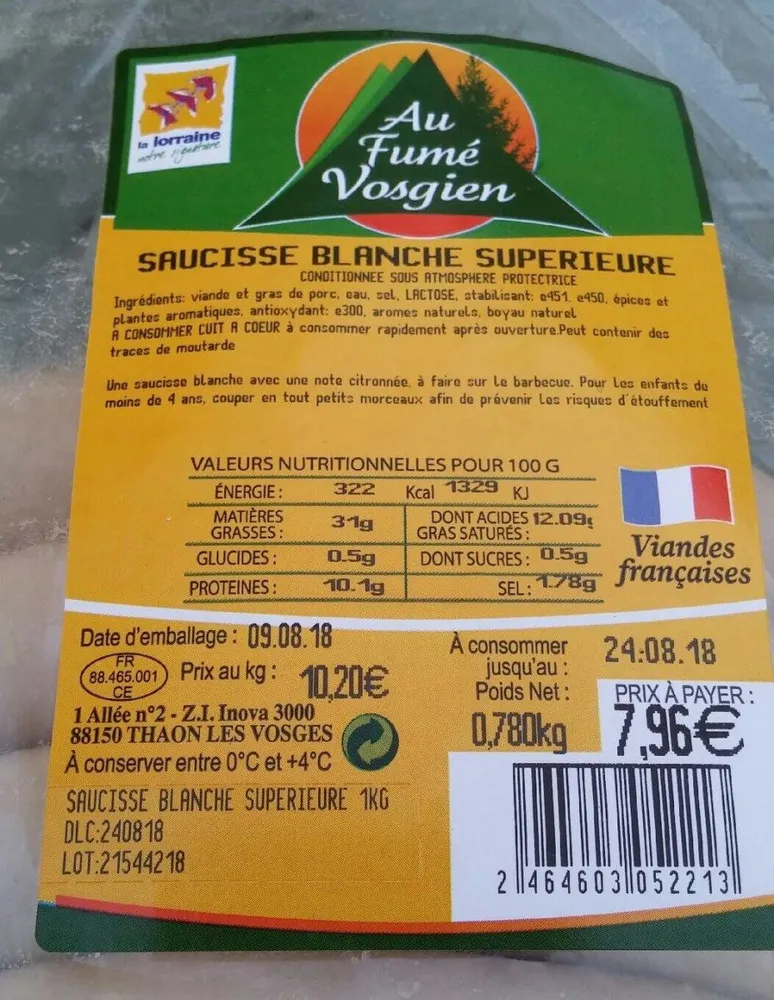 Saucisse Blanche