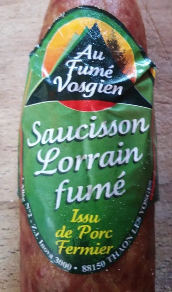 Saucisson Lorrain fumé