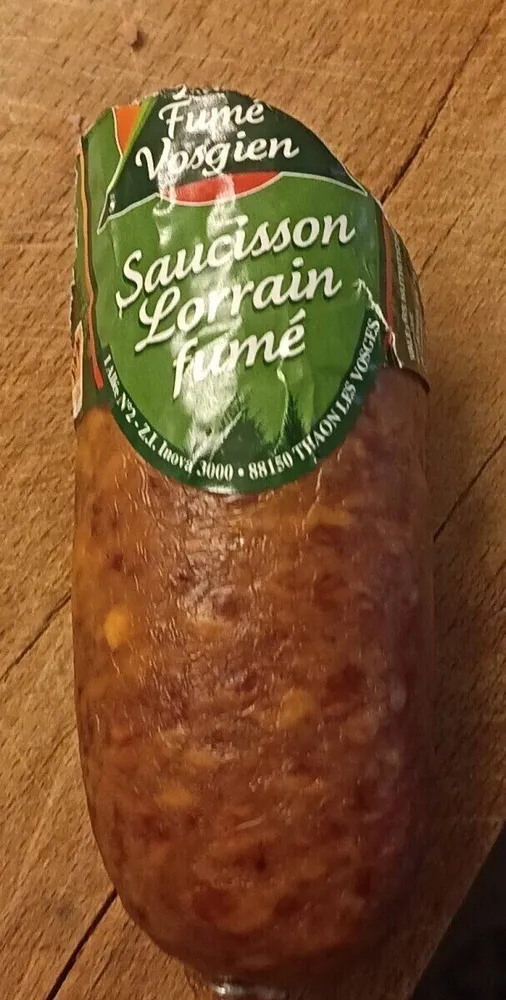 Saucisson lorrain fumé