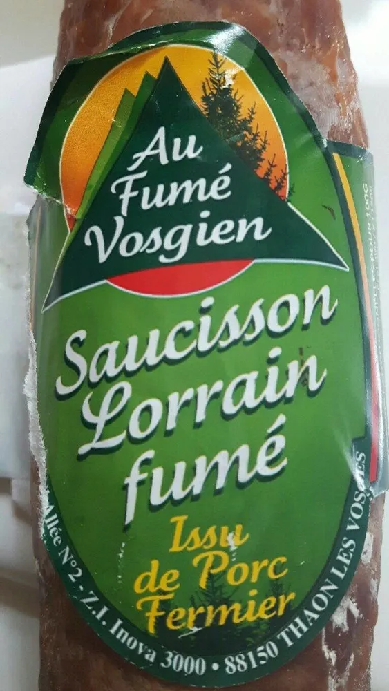 Saucisson Lorrain fumé
