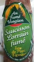 Saucisson Lorrain fumé