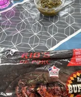 Ribs de porc marinade buffalo