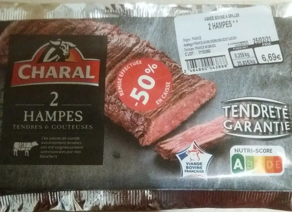 2 hampes