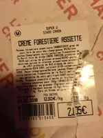 Creme forestiere