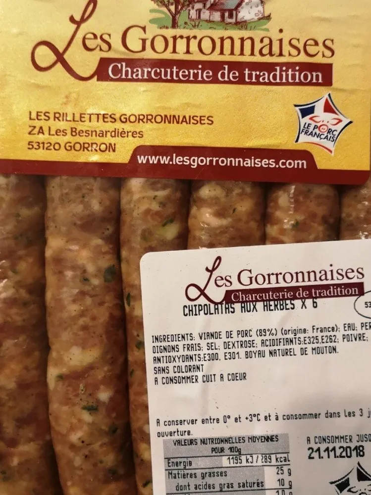 Chipolatas aux herbes