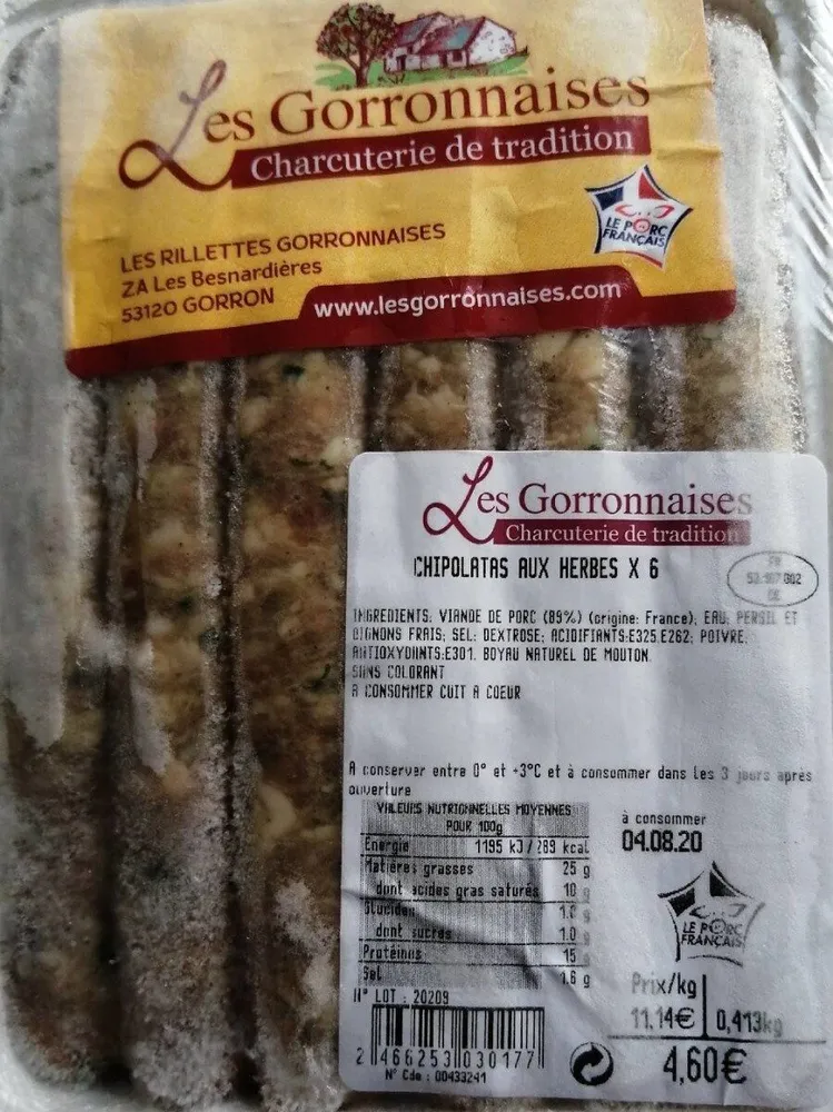 Chipolatas aux herbes