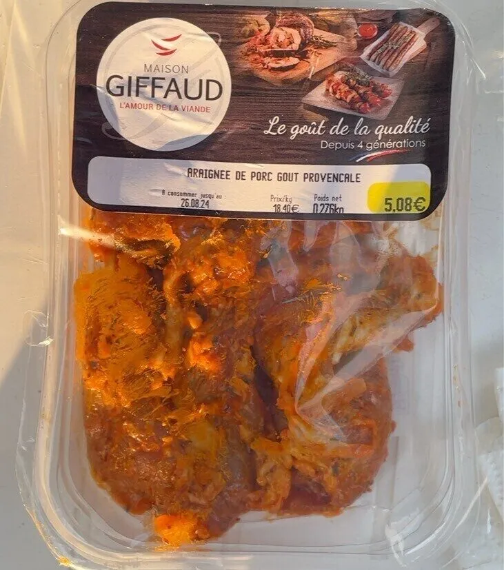 Araignée de Porc Goût Provençal