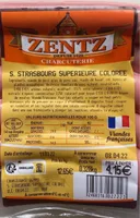 Saucisse strasbourg superieure coloree