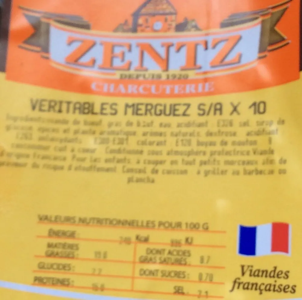 Merguez veritables